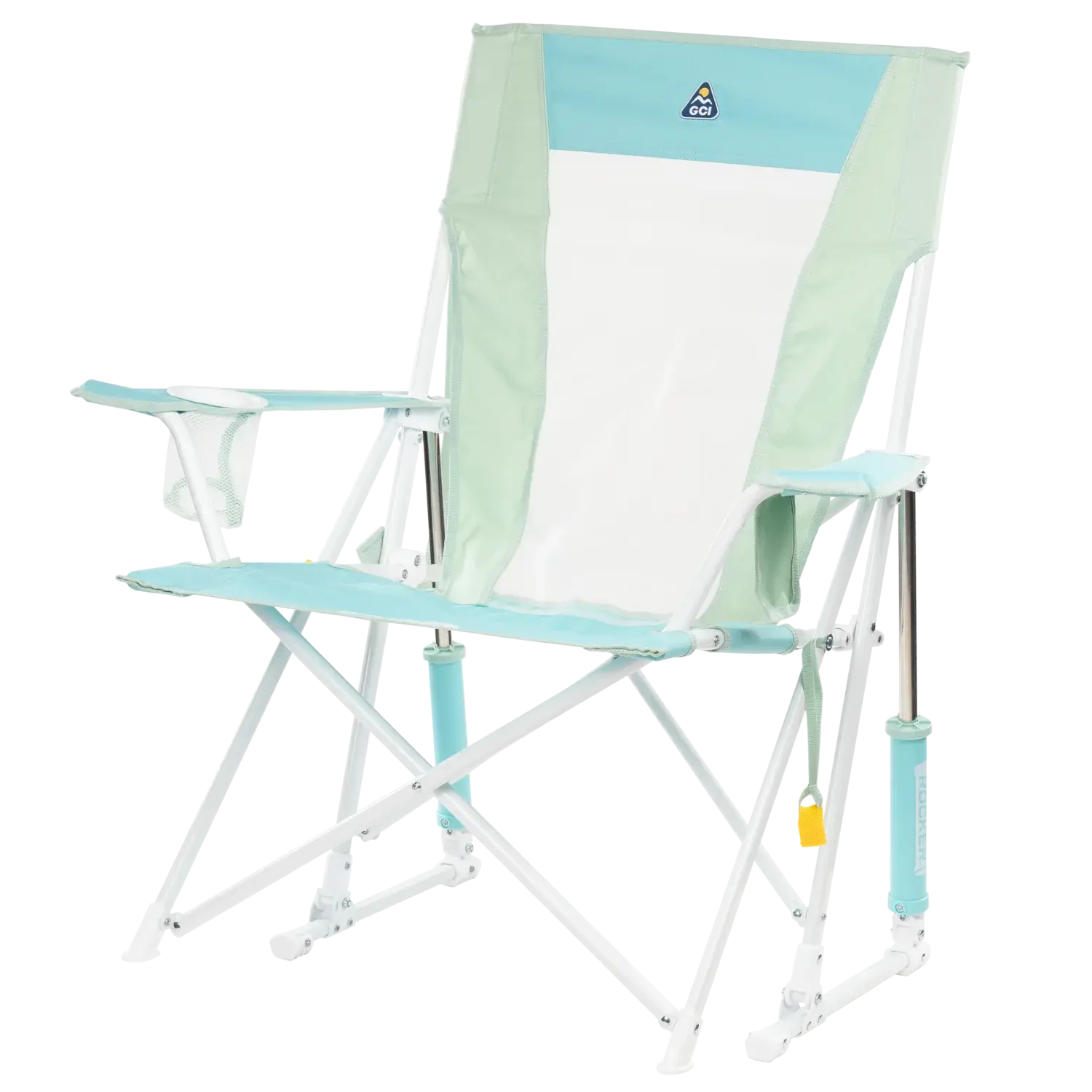 Heavy-Duty Freestyle Comfort Pro Rocker - Choice 375 - Freestyle Rocker Portable Outdoor Folding Chair Detail