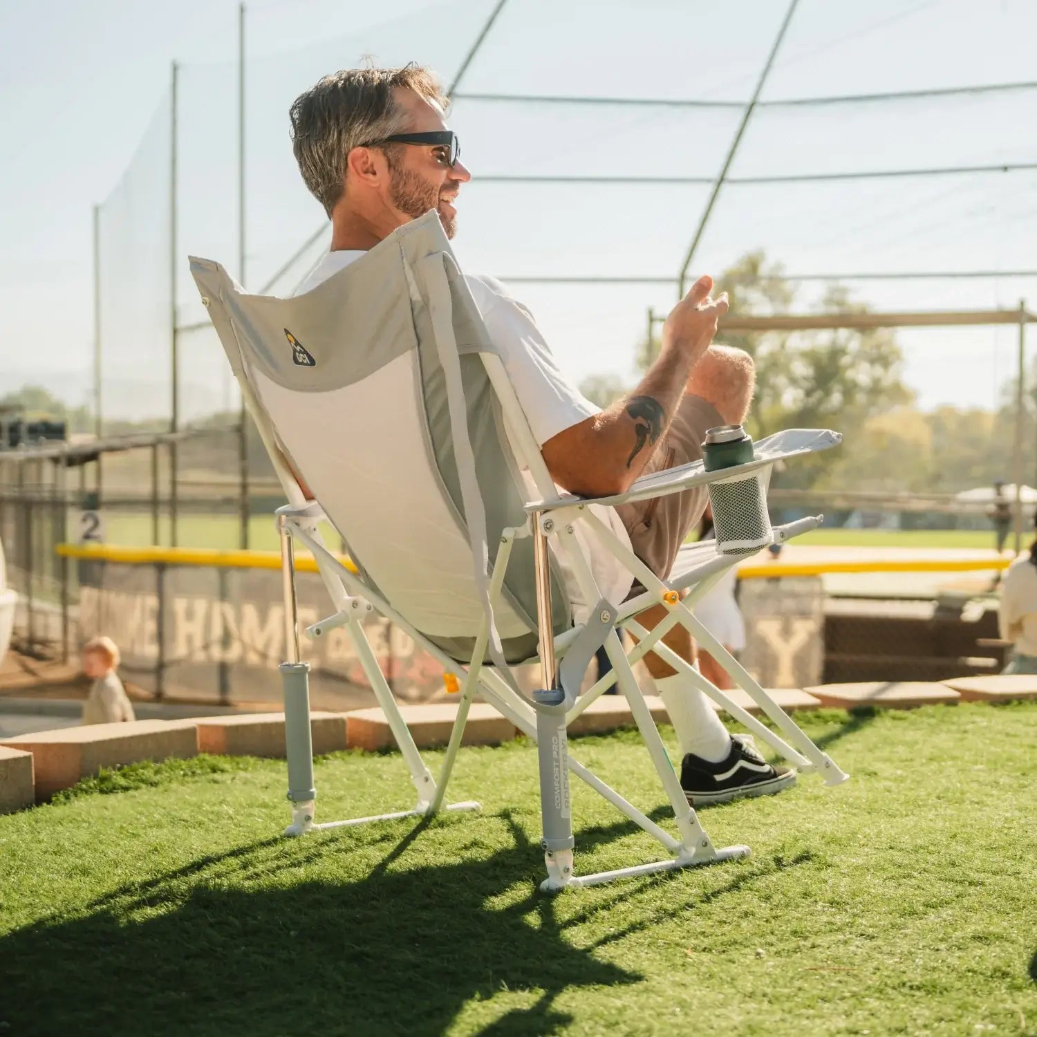 Premium All-Weather Comfort Pro Rocker XL - Choice 107 - RoadTrip Rocker Smooth Motion Camp Chair Detail