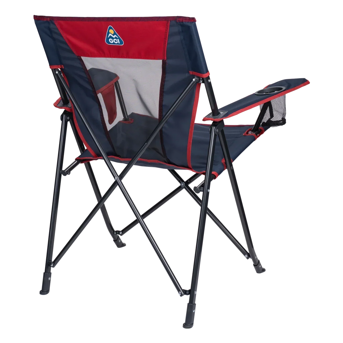 Space-Saving Pico Comfort Quad Chair - Choice 989 - Premium Slim-Fold Compact Chair with Messenger Bag Detail