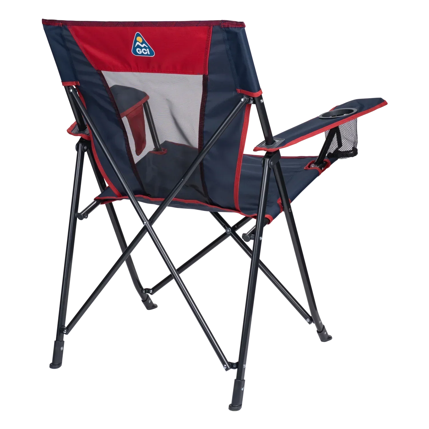 Space-Saving Pico Comfort Quad Chair - Choice 989 - Premium Slim-Fold Compact Chair with Messenger Bag Detail