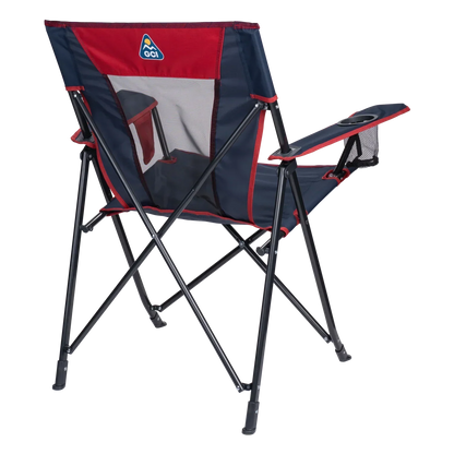 Space-Saving Pico Comfort Quad Chair - Choice 989 - Premium Slim-Fold Compact Chair with Messenger Bag Detail