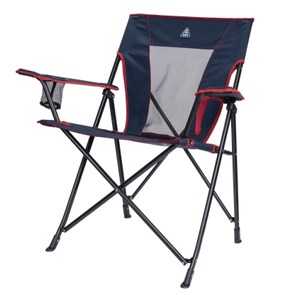 Space-Saving Pico Comfort Quad Chair - Choice 989 - Premium Slim-Fold Compact Chair with Messenger Bag Detail