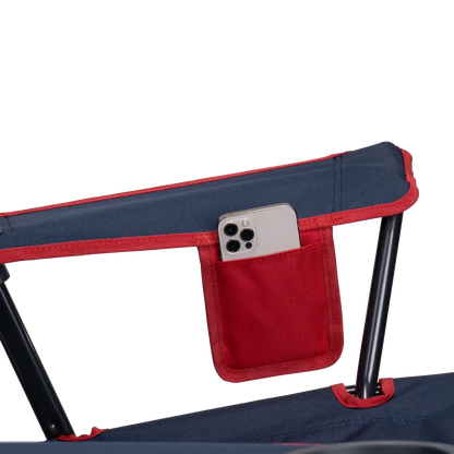 Space-Saving Pico Comfort Quad Chair - Choice 989 - Premium Slim-Fold Compact Chair with Messenger Bag Detail