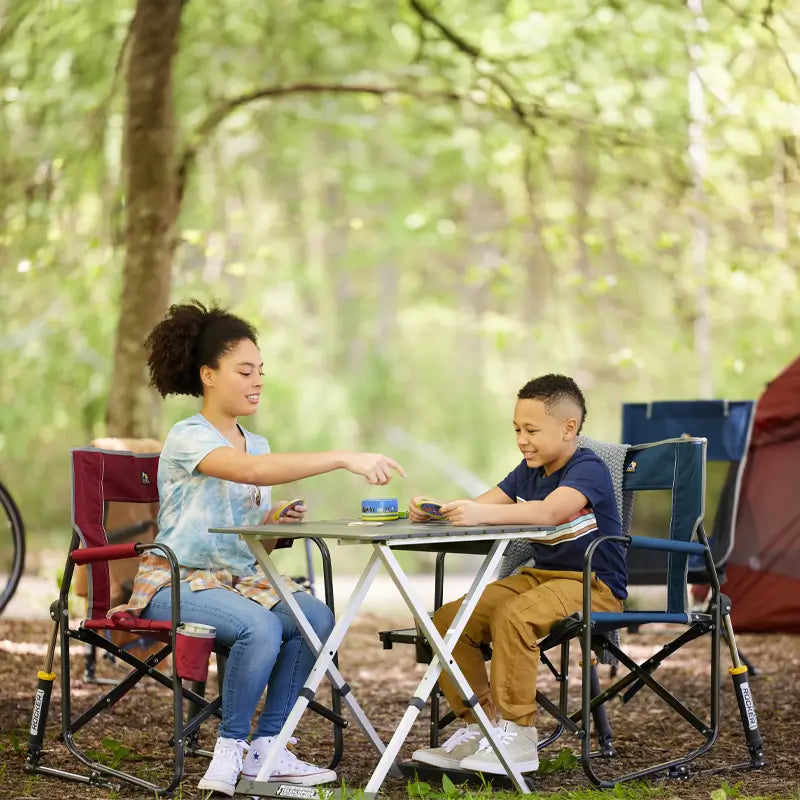 Slim-Fold Compact Camp Table 25 - Choice 214 - Master Outdoor Kitchen Station for Tailgating & BBQ Detail
