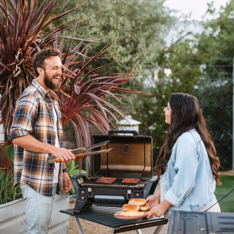 Slim-Fold Compact Camp Table 25 - Choice 214 - Master Outdoor Kitchen Station for Tailgating & BBQ Detail