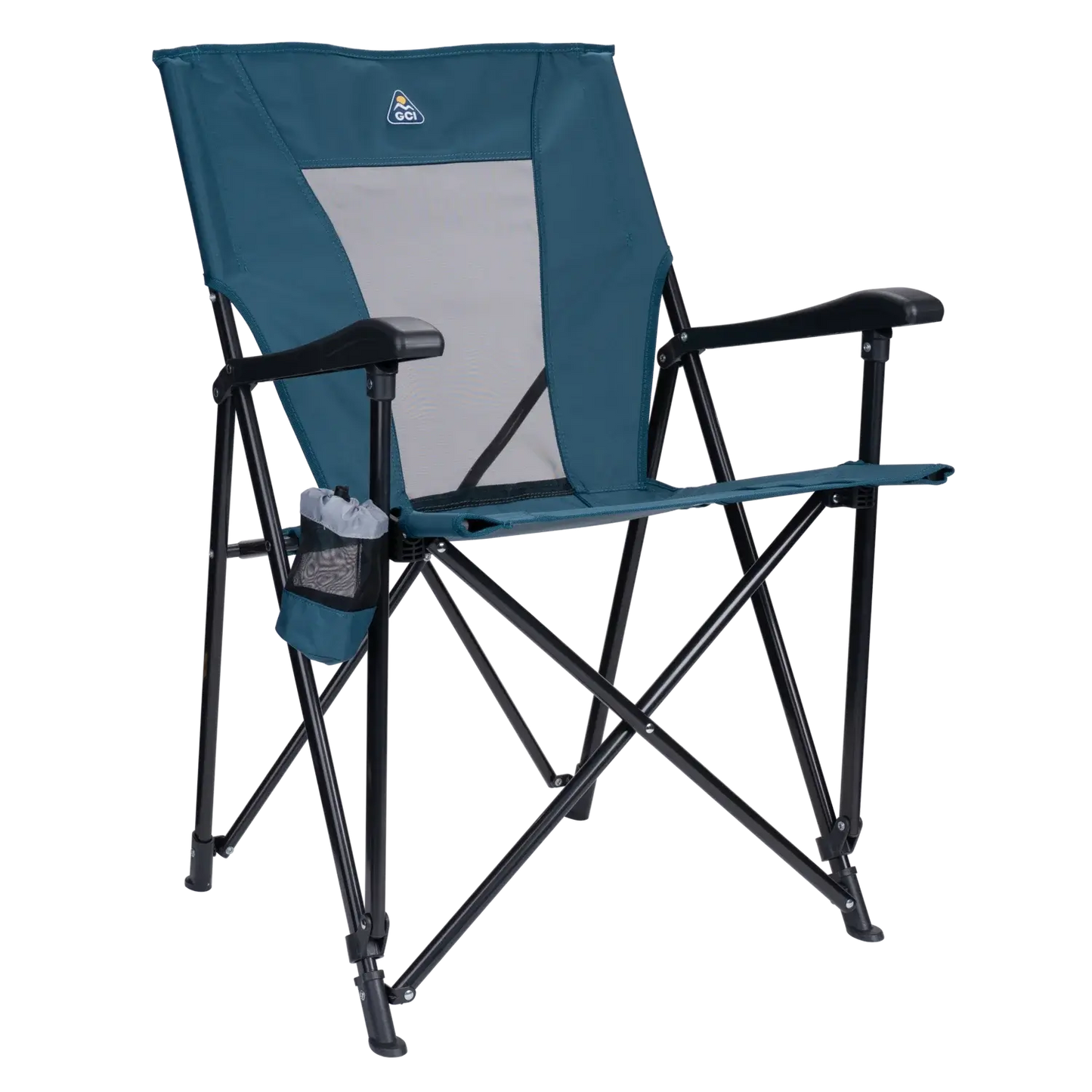 Space-Saving Pico Eazy Chair - Choice 976 - Ultra-Lightweight Telescoping PackSeat Travel Stool - Teal
