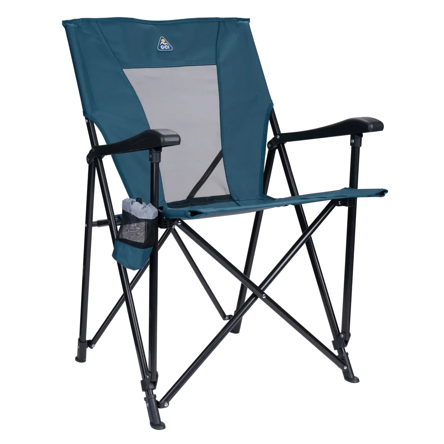 Space-Saving Pico Eazy Chair - Choice 976 - Ultra-Lightweight Telescoping PackSeat Travel Stool - Teal