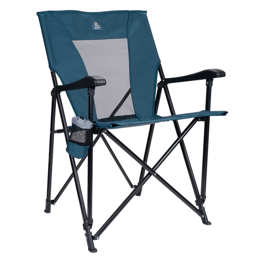 Space-Saving Pico Eazy Chair - Choice 976 - Ultra-Lightweight Telescoping PackSeat Travel Stool - Teal