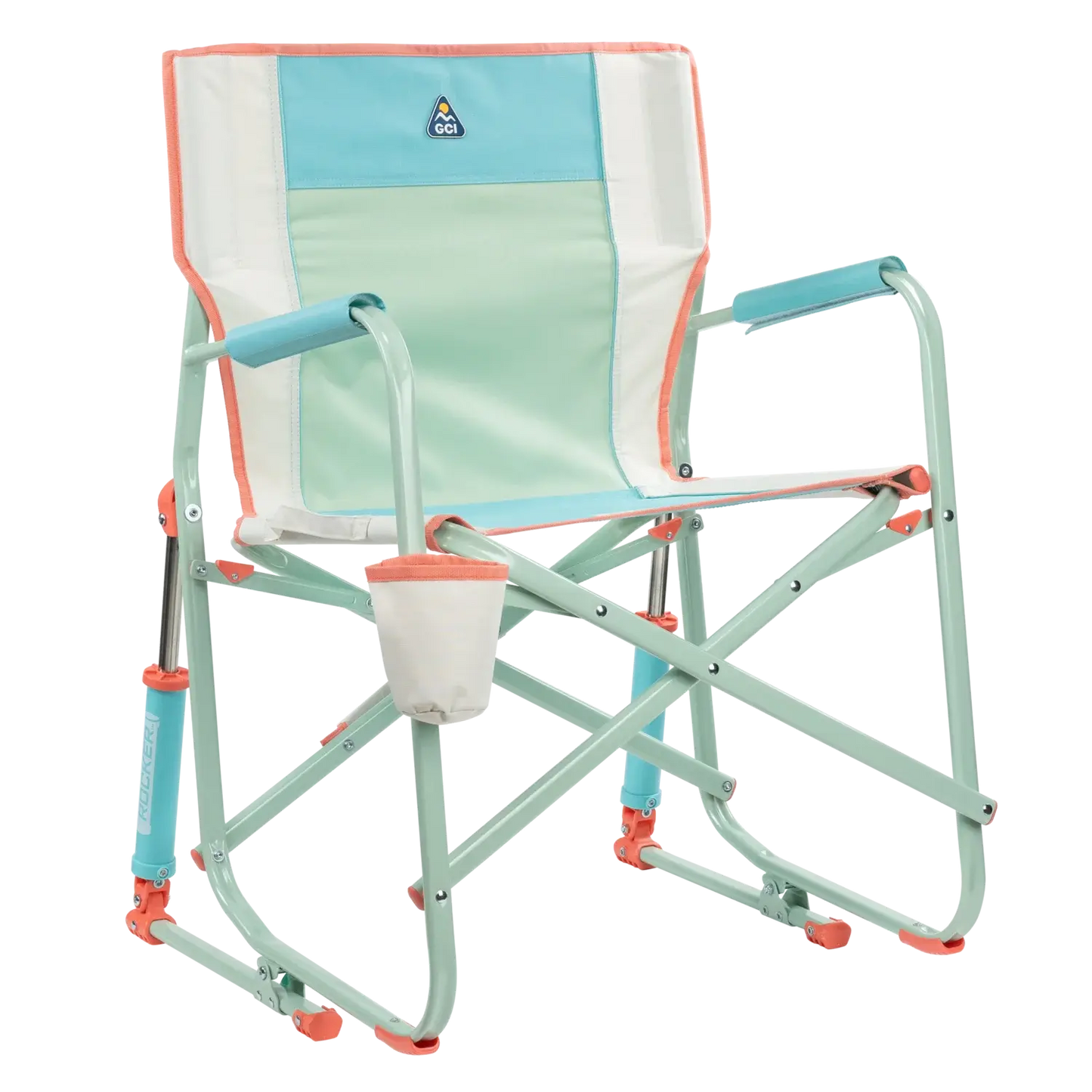 Heavy-Duty Freestyle Freestyle Rocker - Choice 711 - RoadTrip Rocker Smooth Motion Camp Chair - Ivory