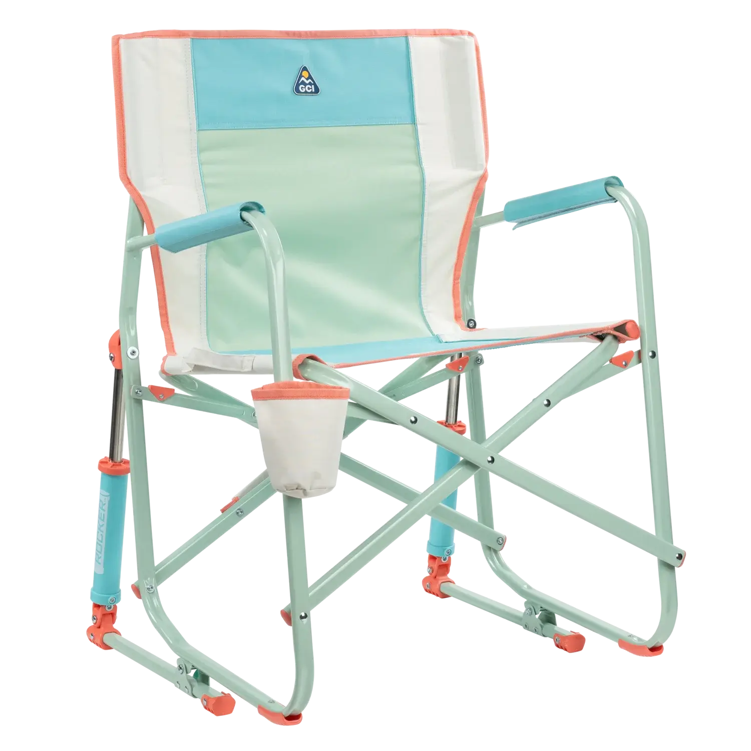 Heavy-Duty Freestyle Freestyle Rocker - Choice 711 - RoadTrip Rocker Smooth Motion Camp Chair - Ivory