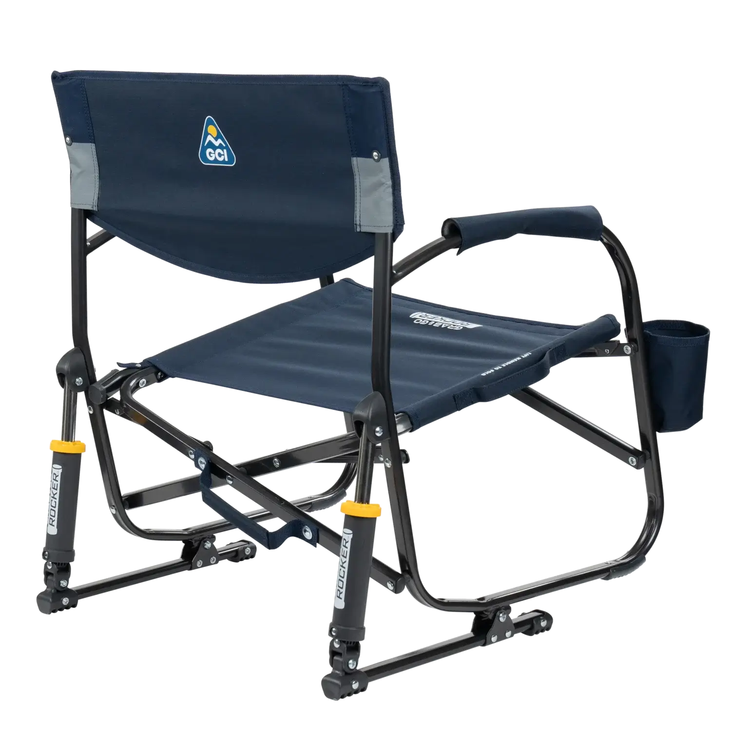 Premium All-Weather Grab & Go Rocker - Choice 551 - Freestyle Rocker Portable Outdoor Folding Chair Detail