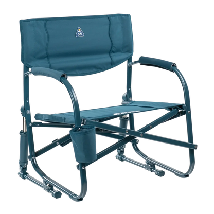 Premium All-Weather Grab & Go Rocker - Choice 551 - Freestyle Rocker Portable Outdoor Folding Chair - Teal