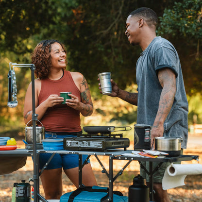 Heavy-Duty Camp Master Cook Station - Choice 171 - Multi-Purpose Outdoor Culinary Cooking Set Detail
