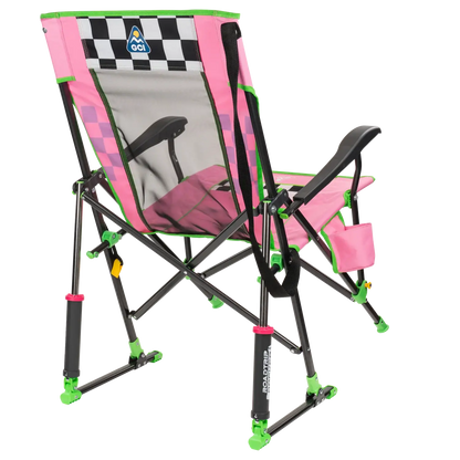 Heavy-Duty Freestyle RoadTrip Rocker - NASCAR For Her - Choice 560 - Freestyle Rocker Portable Outdoor Folding Chair Detail
