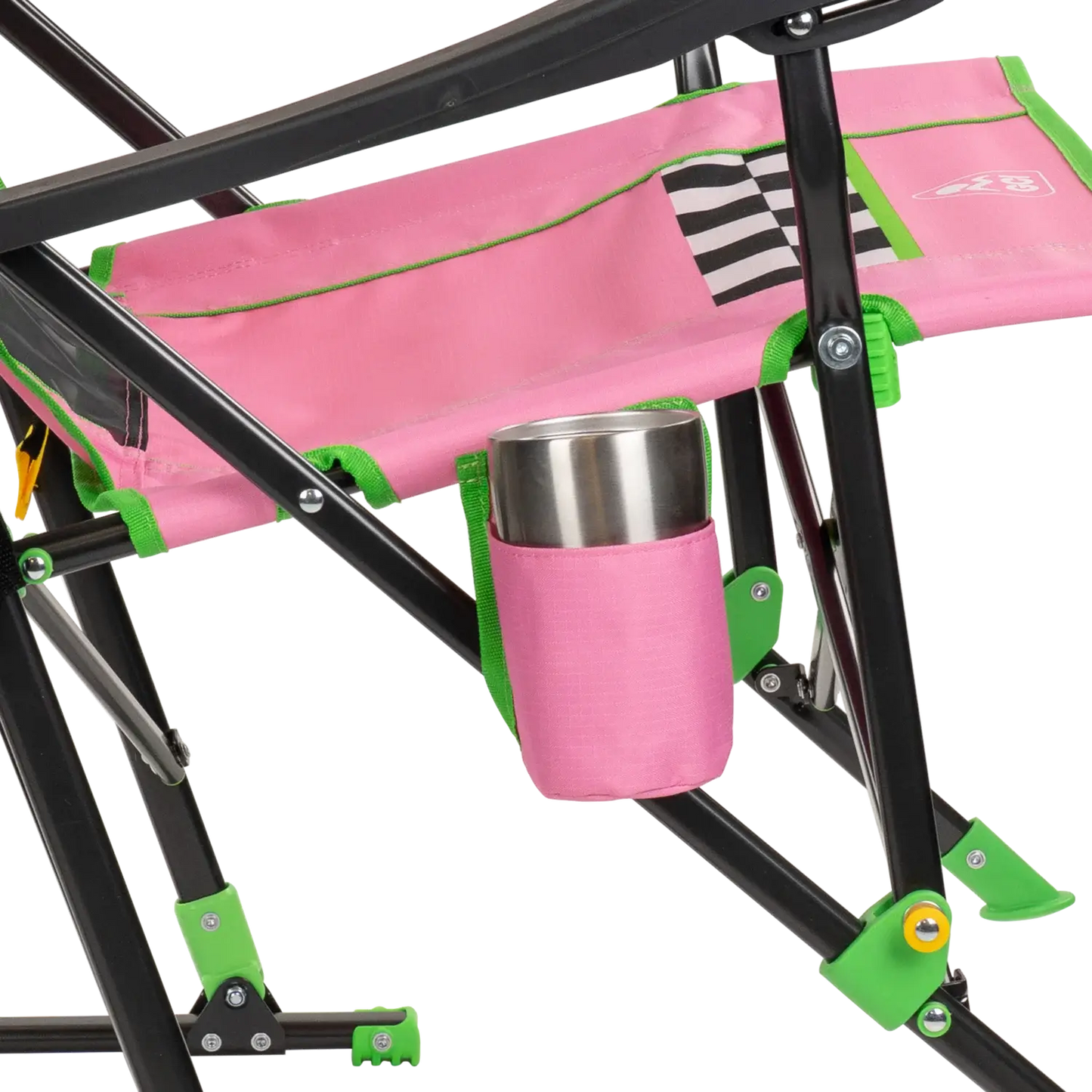 Heavy-Duty Freestyle RoadTrip Rocker - NASCAR For Her - Choice 560 - Freestyle Rocker Portable Outdoor Folding Chair Detail