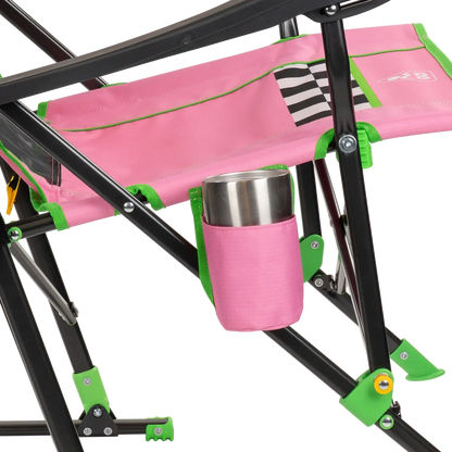Heavy-Duty Freestyle RoadTrip Rocker - NASCAR For Her - Choice 560 - Freestyle Rocker Portable Outdoor Folding Chair Detail