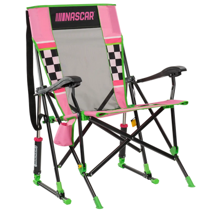 Heavy-Duty Freestyle RoadTrip Rocker - NASCAR For Her - Choice 560 - Freestyle Rocker Portable Outdoor Folding Chair - Default Title