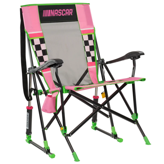 Heavy-Duty Freestyle RoadTrip Rocker - NASCAR For Her - Choice 560 - Freestyle Rocker Portable Outdoor Folding Chair - Default Title