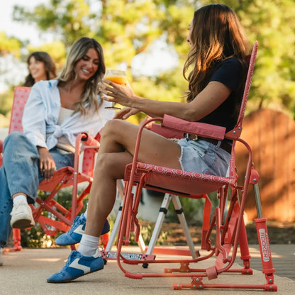 Luxury Camp Stowaway Rocker - Choice 794 - Freestyle Rocker Portable Outdoor Folding Chair Detail