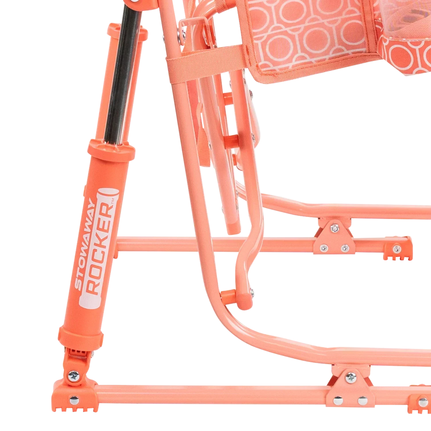 Luxury Camp Stowaway Rocker - Choice 794 - Freestyle Rocker Portable Outdoor Folding Chair Detail