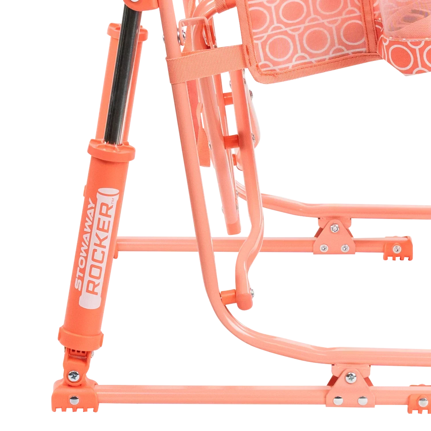 Luxury Camp Stowaway Rocker - Choice 794 - Freestyle Rocker Portable Outdoor Folding Chair Detail
