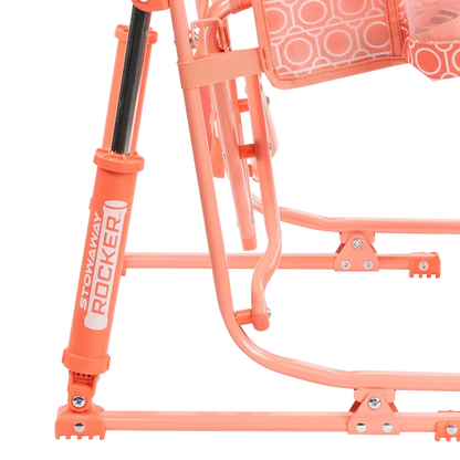 Luxury Camp Stowaway Rocker - Choice 794 - Freestyle Rocker Portable Outdoor Folding Chair Detail