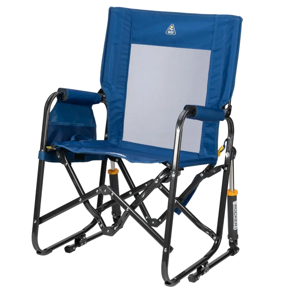 Luxury Camp Stowaway Rocker - Choice 794 - Freestyle Rocker Portable Outdoor Folding Chair Detail