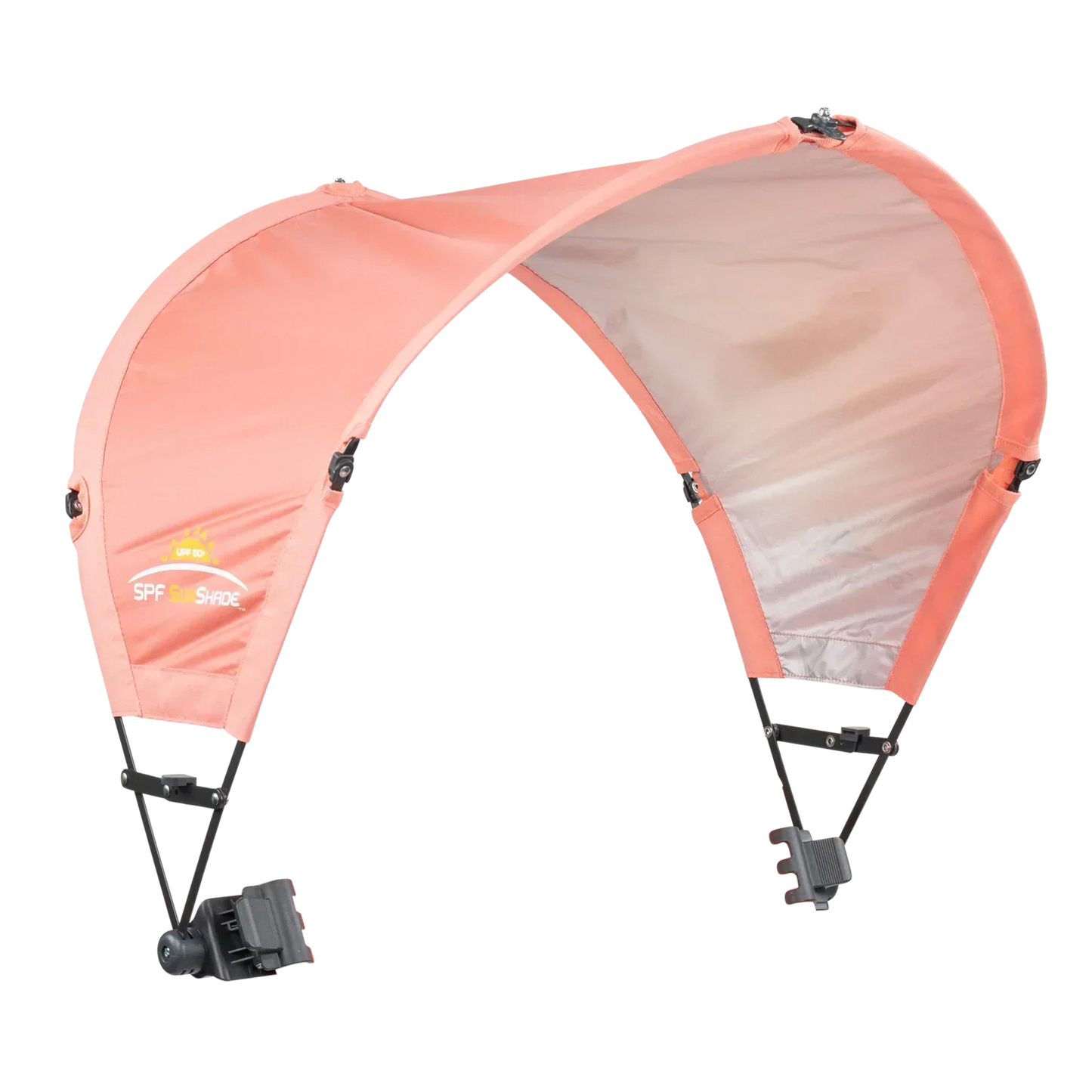 UV-Protection SunShade Accessory - Choice 361 - Portable Beach Canopy with Adjustable Shade Angle - Coral