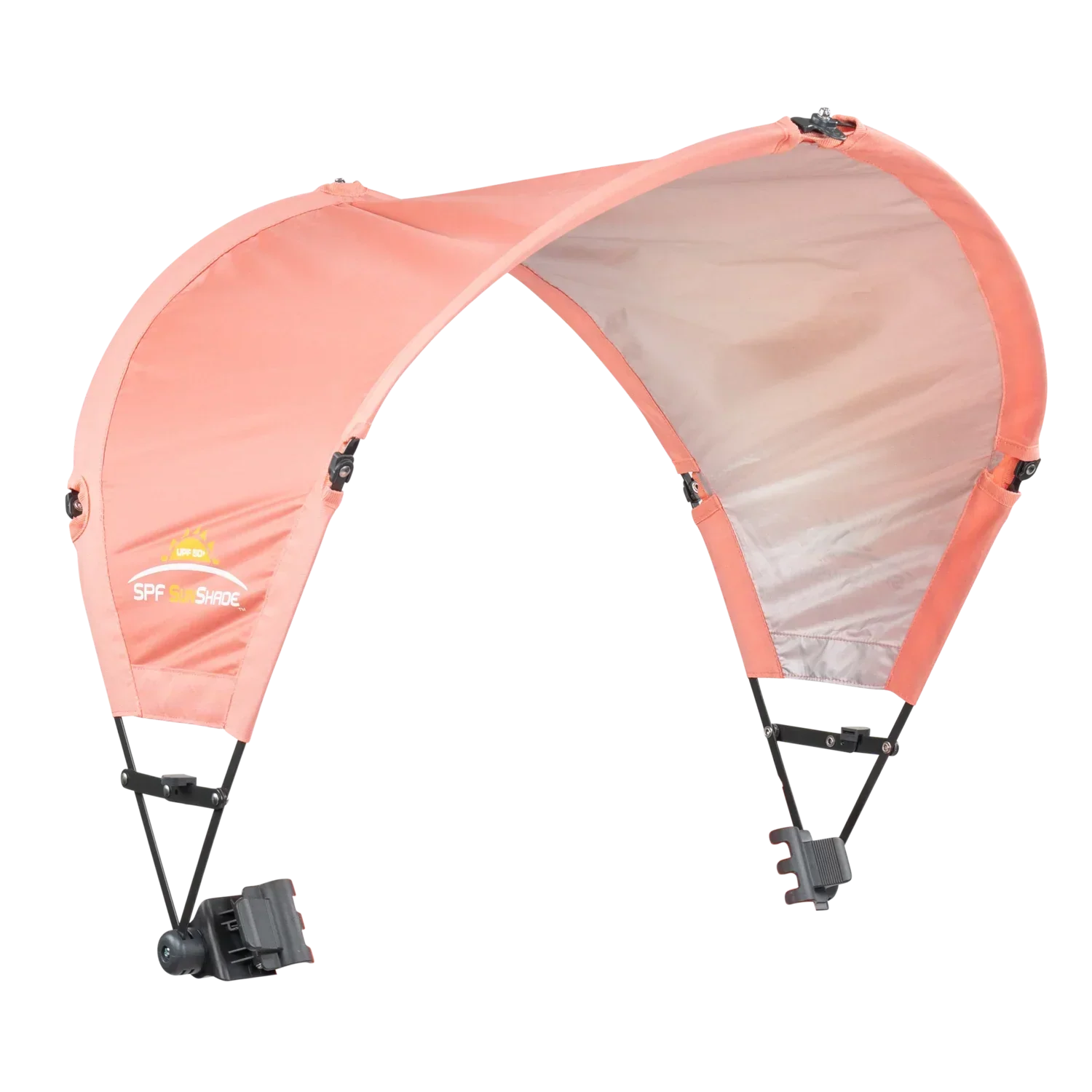 UV-Protection SunShade Accessory - Choice 361 - Portable Beach Canopy with Adjustable Shade Angle - Coral