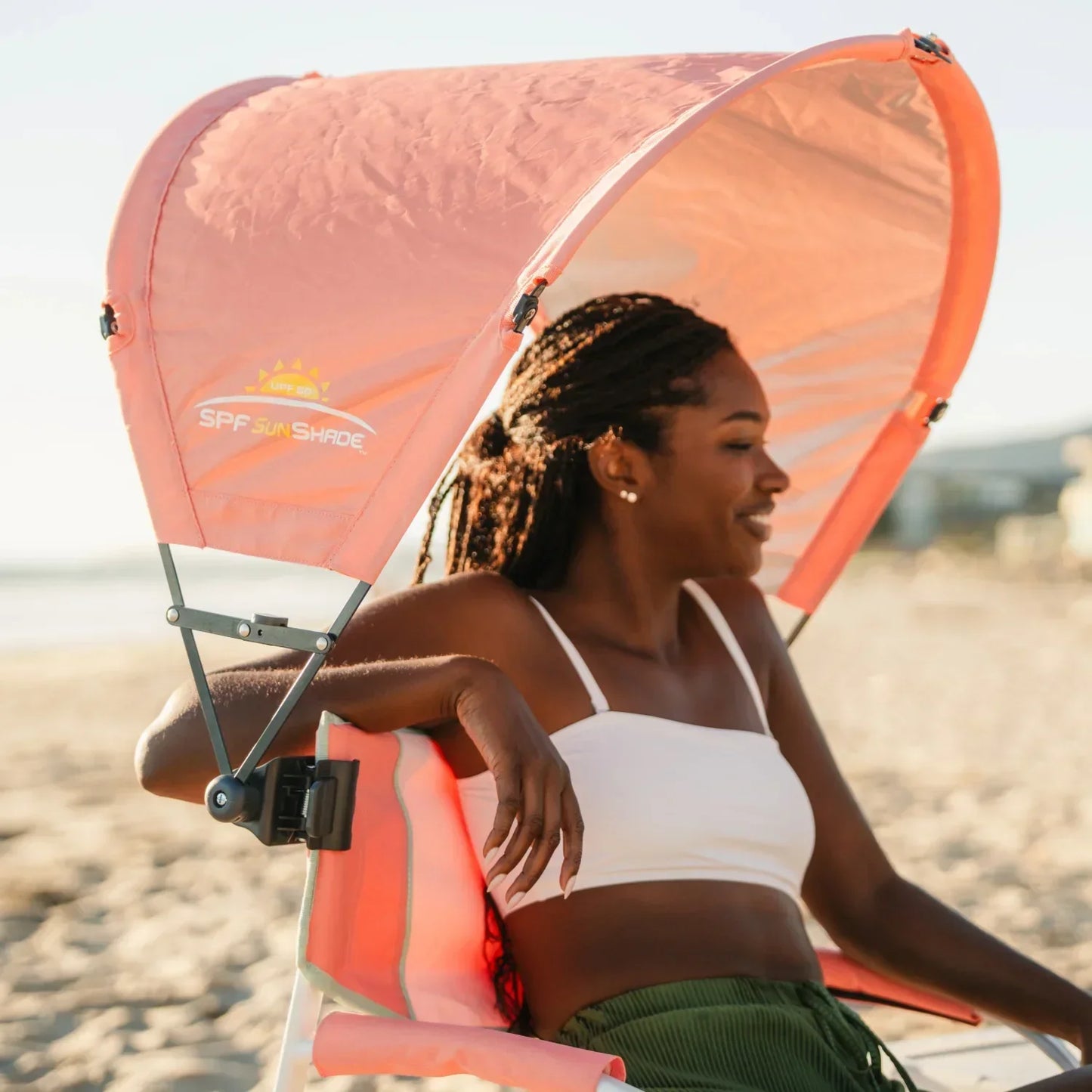 UV-Protection SunShade Accessory - Choice 361 - Portable Beach Canopy with Adjustable Shade Angle Detail