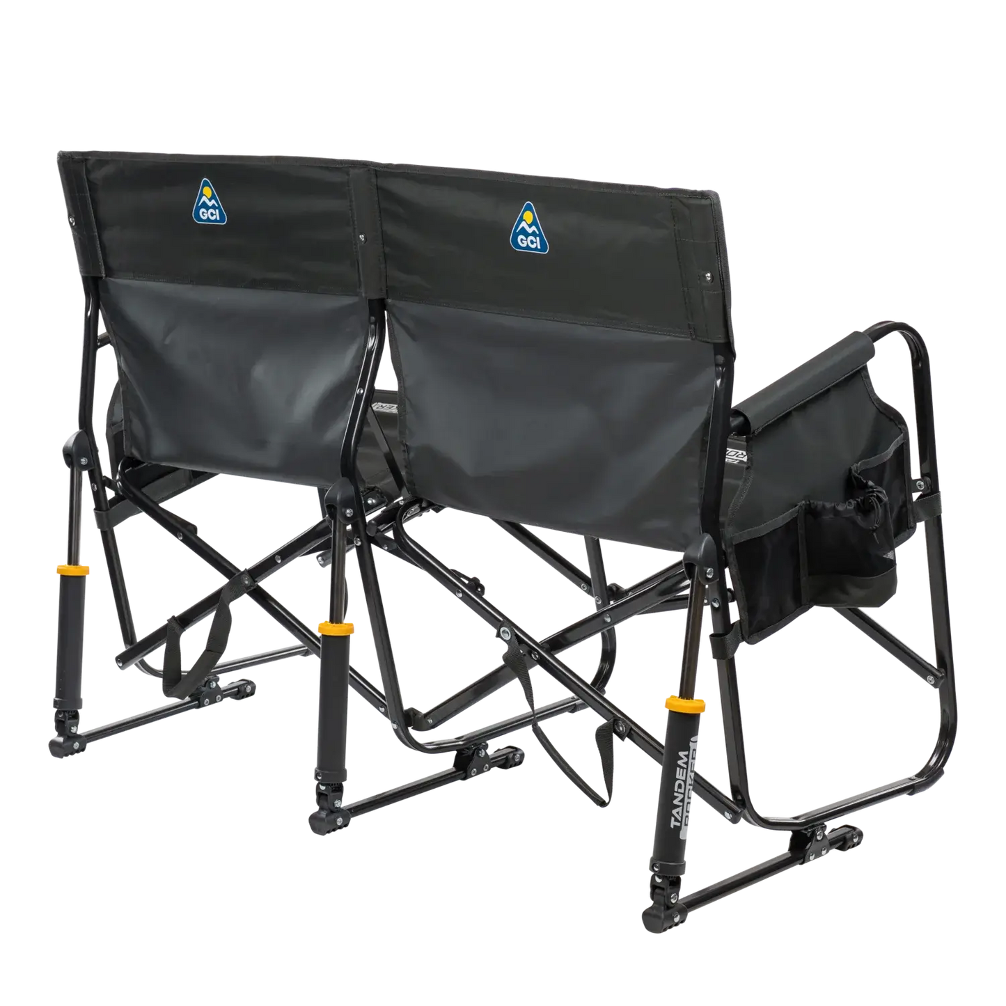 Patented Spring-Action Tandem Rocker - Choice 227 - RoadTrip Rocker Smooth Motion Camp Chair Detail