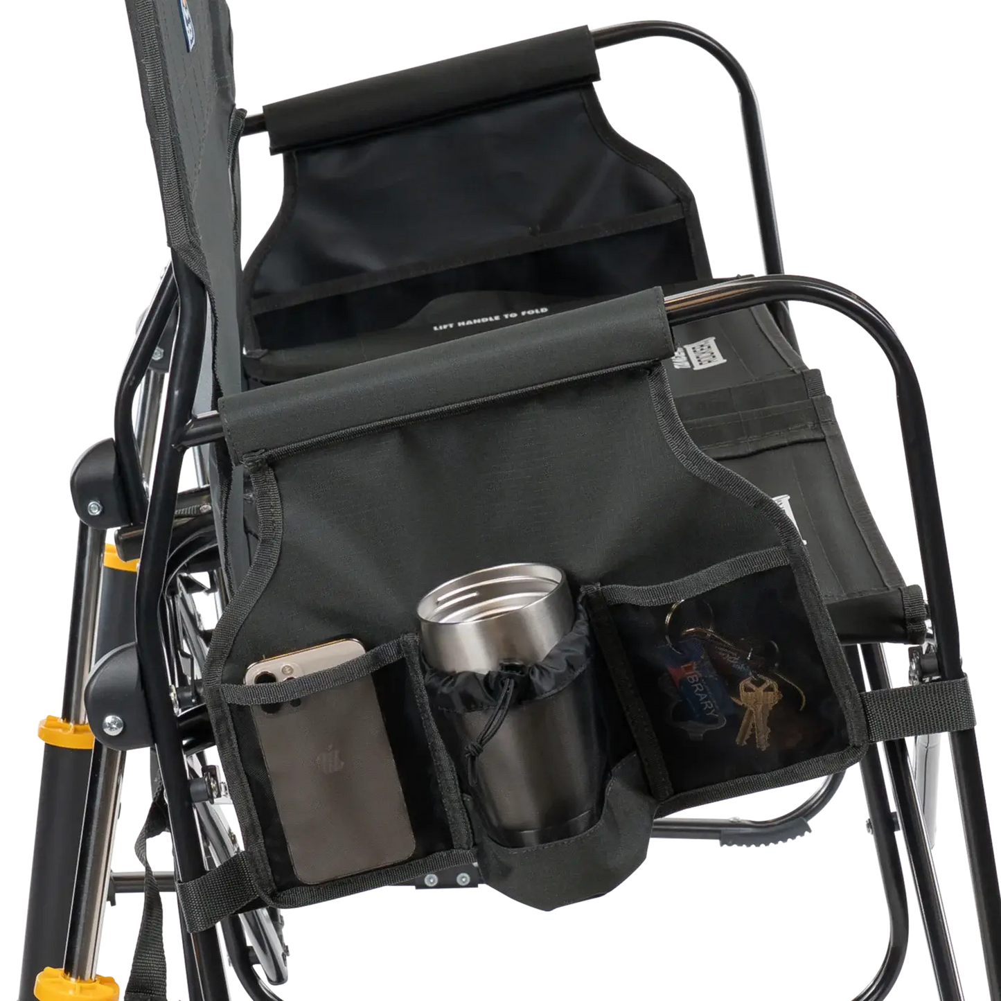 Patented Spring-Action Tandem Rocker - Choice 227 - RoadTrip Rocker Smooth Motion Camp Chair Detail