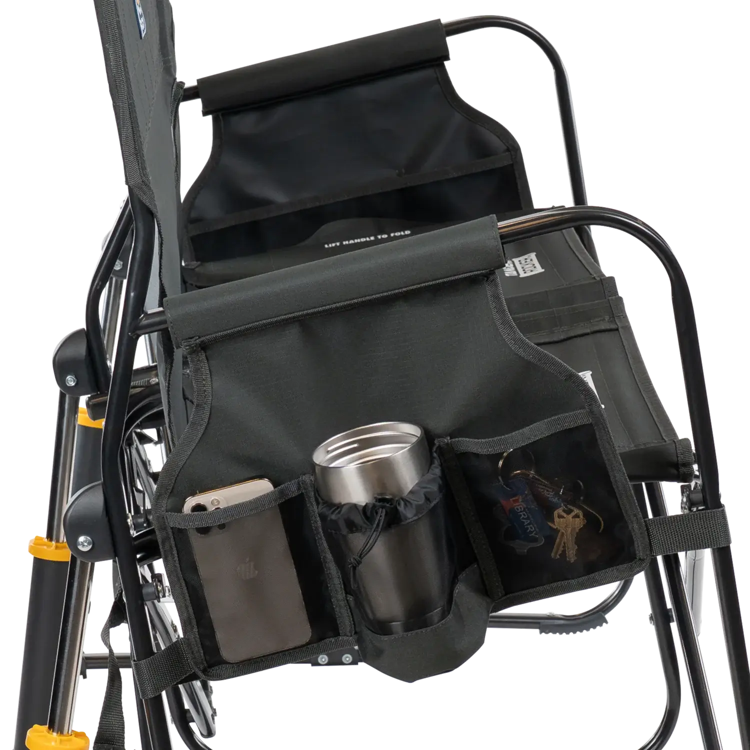 Patented Spring-Action Tandem Rocker - Choice 227 - RoadTrip Rocker Smooth Motion Camp Chair Detail