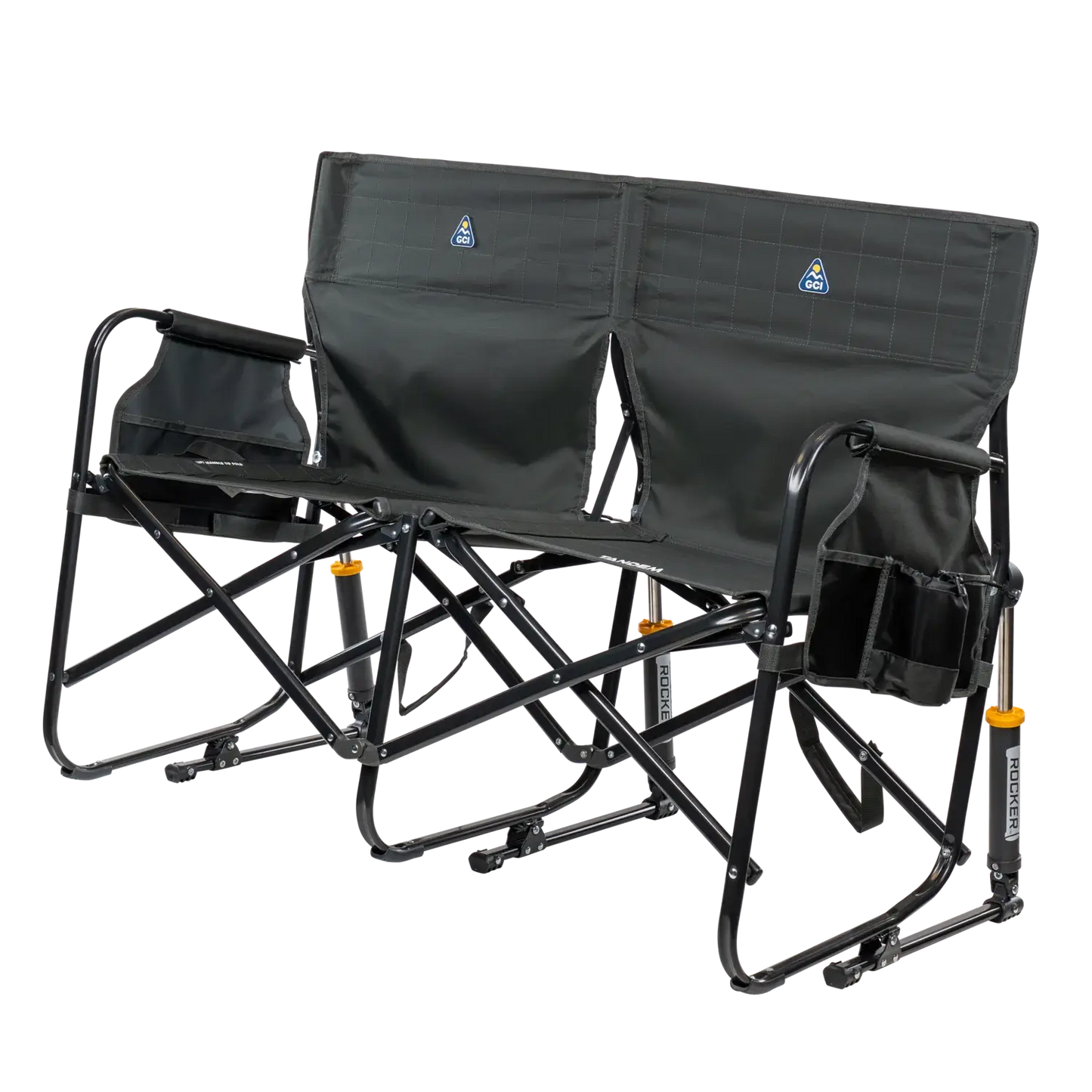 Patented Spring-Action Tandem Rocker - Choice 227 - RoadTrip Rocker Smooth Motion Camp Chair Detail